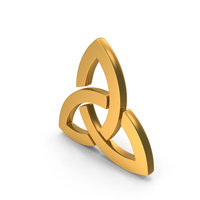 Gold Celtic Knot Saint Patrick's Day Icon PNG & PSD Images