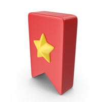 Red Favorite Bookmark Icon PNG & PSD Images