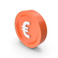 Euro Coin Icon PNG & PSD Images