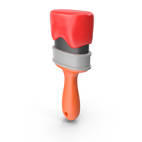 Paint Brush With Paint Icon PNG & PSD Images
