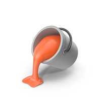 Paint Bucket Spilling Icon PNG & PSD Images
