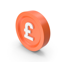 Pound Coin Icon PNG & PSD Images