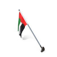 Arab Emirates Cloth Wall Mount Flag Stand PNG & PSD Images