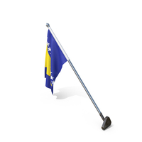 Bosnia Cloth Wall Mount Flag Stand PNG & PSD Images