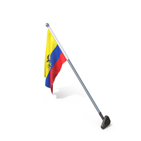 Ecuador Colombia Cloth Wall Mount Flag Stand PNG & PSD Images