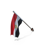 Egypt Cloth Wall Mount Flag Stand PNG & PSD Images