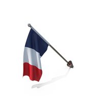 France Cloth Wall Mount Flag Stand PNG & PSD Images