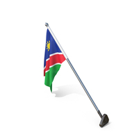Namibia Cloth Wall Mount Flag Stand PNG & PSD Images