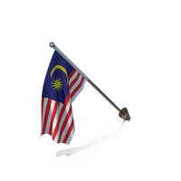 Malaysia Cloth Wall Mount Flag Stand PNG & PSD Images