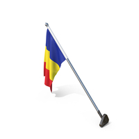 Romania Cloth Wall Mount Flag Stand PNG & PSD Images