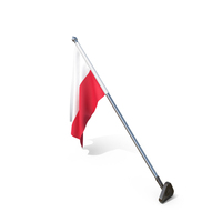 Poland Cloth Wall Mount Flag Stand PNG & PSD Images