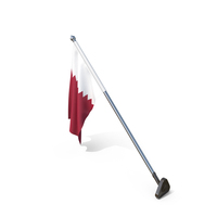 Qatar Cloth Wall Mount Flag Stand PNG & PSD Images