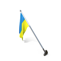 Ukraine Cloth Wall Mount Flag Stand PNG & PSD Images