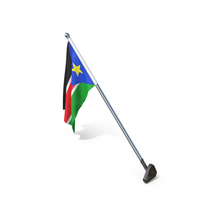 South Sudan Cloth Wall Mount Flag Stand PNG & PSD Images
