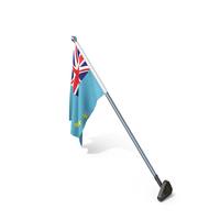 Tuvalu Cloth Wall Mount Flag Stand PNG & PSD Images