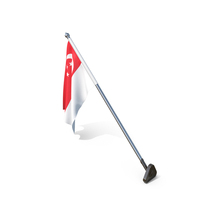 Singapore Cloth Wall Mount Flag Stand PNG & PSD Images