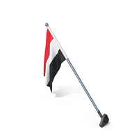 Yemen Cloth Wall Mount Flag Stand PNG & PSD Images