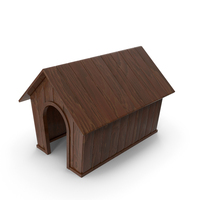 Dark Wood Dog House PNG & PSD Images