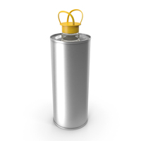 Silver Oil Can PNG & PSD Images