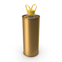 Golden Oil Can PNG & PSD Images