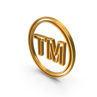 Tm Sign Trade Mark  Icon Gold PNG & PSD Images
