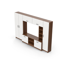 Dark TV Unit PNG & PSD Images