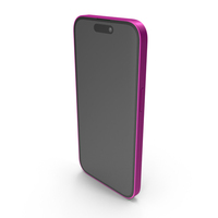 Metallic Pink Phone PNG & PSD Images