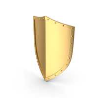Gold Metal Shield PNG & PSD Images