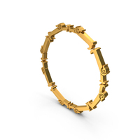 Circle Rounded Border Frame Design Gold PNG & PSD Images