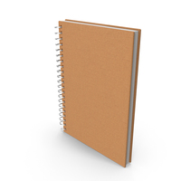 Spiral Binding Note Book Front View PNG & PSD Images