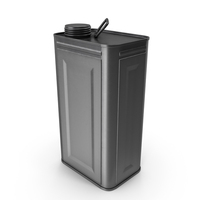 Oil Can Medium Silver PNG & PSD Images