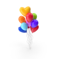 Birthday Balloons PNG & PSD Images