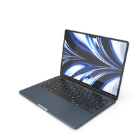 Midnight MacBook Air M2 2022 PNG & PSD Images