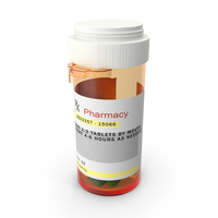 Pill Bottle With Tablets PNG & PSD Images