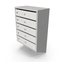Grey Apartment Mailboxes PNG & PSD Images