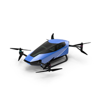 Electric Flying Car For Two Seats PNG & PSD Images