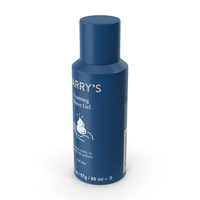 Harrys Foaming Shave Gel Travel Can PNG & PSD Images