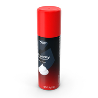 Gillette Shave Foam Travel Can PNG & PSD Images