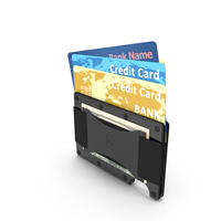 The Ridge Black Minimalist Slim Wallet For Men PNG & PSD Images