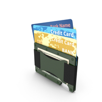 Green Minimalistic Wallet PNG & PSD Images