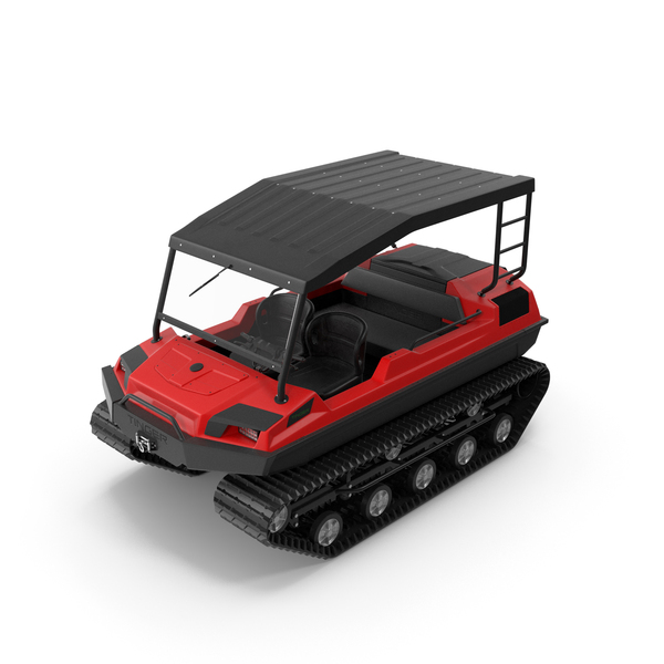 Red Multi Purpose ATV Tinger Track PNG & PSD Images