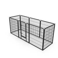 Small Rectangular Playpen For Dogs PNG & PSD Images