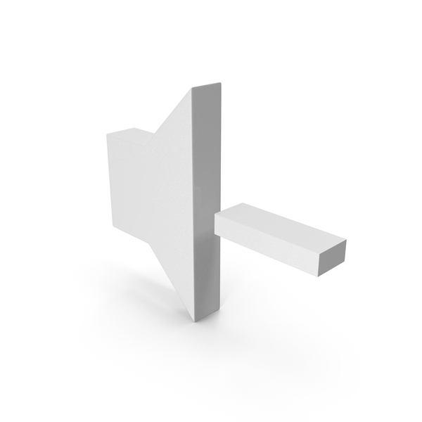AUDIO VOLUME DECREASE ICON WHITE PNG & PSD Images