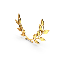 Gold Laurel Wreath PNG & PSD Images