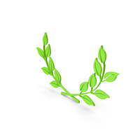 GREEN LAUREL WREATH PNG & PSD Images