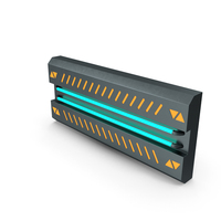 SciFi Tile With Light On New PNG & PSD Images