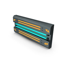 SciFi Tile With Light On New PNG & PSD Images