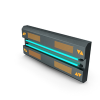 SciFi Tile With Light On New PNG & PSD Images