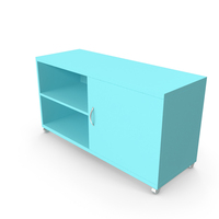 Blue Large Cabinet PNG & PSD Images