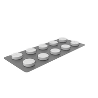Tablet Blister Pack PNG & PSD Images